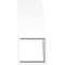 Ekena Millwork 5-in. W x 12-in. D x 12-in. H Carmel Architectural Grade PVC Knee Brace BRCP05X12X12CAR - alternate 2